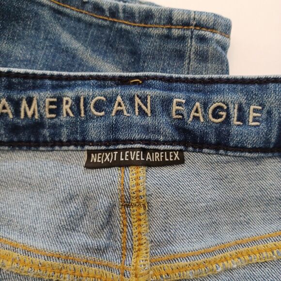 American Eagle Jeans Men's 28X30 Blue ATHLETIC Next Level Airflex Stretch Denim - Picture 7 of 11